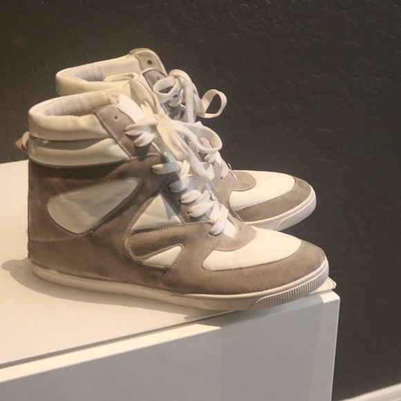 qupid wedge sneakers